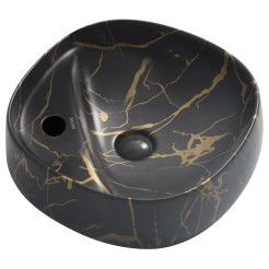 Раковина накладна MIXXUS PREMIUM WAVE-0201 MARBLE 430х430х150mm з отвором під змішувач (MP6536) Раковина накладна MIXXUS PREMIUM WAVE-0201 MARBLE 430х430х150mm з отвором під змішувач (MP6536)