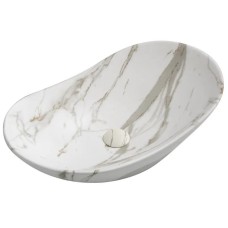 Раковина накладна MIXXUS PREMIUM WAVE-0106 MARBLE 620х360х160mm (MP6560)