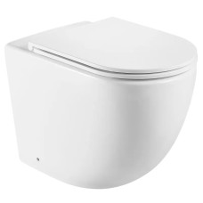 Унітаз підлоговий безбачковий Mixxus Premium ELLIPSE-0701-T1 570х365х410mm, система змиву TORNADO 1.0 (MP6593)