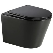 Унітаз підвісний Mixxus Premium BEVEL-0301-T3 BLACK 515х355х365mm, система змиву TORNADO 3.0 (MP6595)