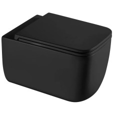 Унітаз підвісний Mixxus Premium DIVERSE-0301-T1 BLACK 530х365х373mm, система змиву TORNADO 1.0 (MP6600)