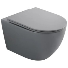 Унітаз підвісний Mixxus Premium ELLIPSE-0308-T3 GRAY 490x360x360mm система змиву TORNADO 3.0 (MP6654)