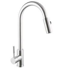 Кухонний змішувач з висувною лійкою Mixxus SUS 014-A (SS0022)