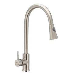 Кухонний змішувач Mixxus SUS 014-B з висувною лійкою SS0023