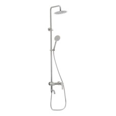 Душова колона зі змішувачем (нерж.сталь) Mixxus NOX-009-J (SS0038)