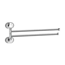 Тримач для рушників з 2 поворотними планками ZERIX Z1612 (ZX0521)