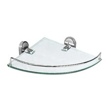 Полиця у ванну кутова скляна Zerix Z1621-1 (ZX0533)