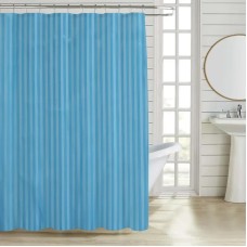 Штора для ванної з поліестеру Zerix SCT-004-180x180 (Колір блакитний) (ZX4995)