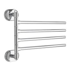 Тримач для рушника поворотний (4 планки) Zerix AFB-0114 (ZX5046)