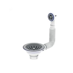 Випуск різьбовий Zerix KS-02 3 1/2 з гнучким круглим переливом (ZX5092) Випуск різьбовий Zerix KS-02 3 1/2 з гнучким круглим переливом (ZX5092)