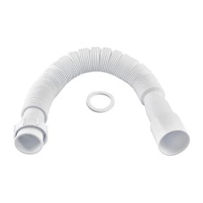 Гофротруба сполучна Zerix GN-01-B з накидною гайкою 1 1/2 (460-1100 мм) (ZX5096)