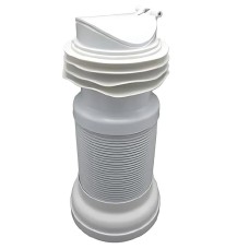 Гофротруба унітазна ZERIX GA-03-A 550мм для чавунної каналізації зі зворотним клапаном (ZX5606)