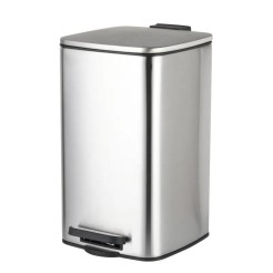 Відро для сміття з плавним закриттям квадратне Zerix Kubix-TC0108 SS Color 8л колір нержавійка (ZX5891) Відро для сміття з плавним закриттям квадратне Zerix Kubix-TC0108 SS Color 8л колір нержавійка (ZX5891)