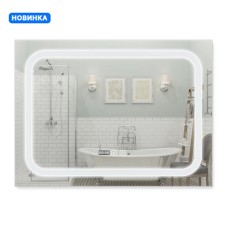 Дзеркало Qtap Mideya (DC-F906) 800х600 з LED-підсвічуванням Touch, з димером QT2078F906W