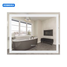 Дзеркало Qtap Mideya (DC-F614) 1000х800 з LED-підсвічуванням Touch, з антизапотіванням, димером QT2078F614W