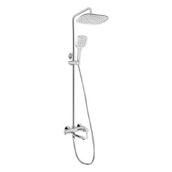 Душова система універсальна Qtap Grand на три споживачі (з виливом) QTGRACRM1004 Chrome Душова система універсальна Qtap Grand на три споживачі (з виливом) QTGRACRM1004 Chrome