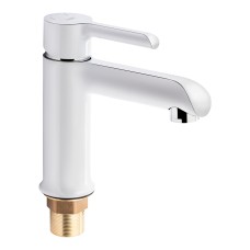 Змішувач для раковини Qtap Grand QTGRAWCR001F Chrome/White