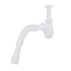Сифон для раковини Lidz (WHI) 60 08 E003 00 (вихід 50 мм) без випуска Сифон для раковини Lidz (WHI) 60 08 E003 00 (вихід 50 мм) без випуска