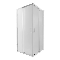 Душова кабіна Qtap Taurus CRM1011SC6 100x100 см, скло Clear 6 мм, покриття CalcLess без піддона Душова кабіна Qtap Taurus CRM1011SC6 100x100 см, скло Clear 6 мм, покриття CalcLess без піддона