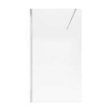 Душова перегородка Qtap Walk-In Standard CRM2011.C8 110х200 см, скло Clear 8 мм, покриття CalcLess