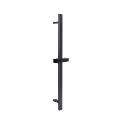 Душова стійка з тримачем універсальна Qtap Lepit 705 мм прямокутна QTLEP82103NB Black Matt Душова стійка з тримачем універсальна Qtap Lepit 705 мм прямокутна QTLEP82103NB Black Matt