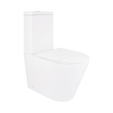 Унітаз-компакт Qtap Scorpio безободковий Ultra Quiet з сидінням Soft-close QT14226088AW