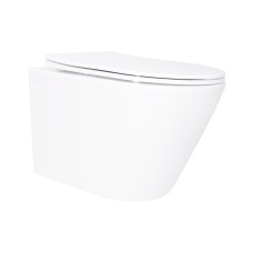 Унітаз підвісний Qtap Swan безободковий Ultra Quiet з сидінням Soft-close QT16335179W