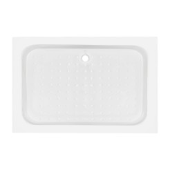 Душовий піддон KAPIELKA ST120x80х14 низький, прямокутний, діаметр зливу 52 мм Lidz
