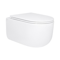Унітаз підвісний Qtap Taurus безободковий з сидінням Soft-close QTTAU26W45428