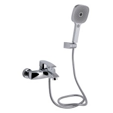 Змішувач для ванни Qtap Swan Eco (з душовим гарнітуром) QTSWA259CRM45534 Chrome