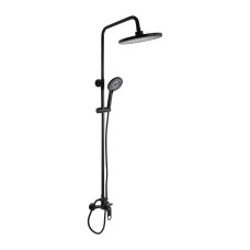 Душова система для душу Qtap Jay на два споживача QTJAY110BLM45550 Black Matt Душова система для душу Qtap Jay на два споживача QTJAY110BLM45550 Black Matt