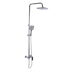 Душова система універсальна Qtap Aries на три споживачі (з виливом) QTARI111CRM45560 Chrome