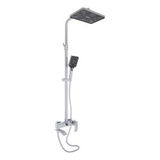 Душова система універсальна Qtap Swan Cascada на три споживачі (з виливом) QTSWA111CRM45566 Chrome