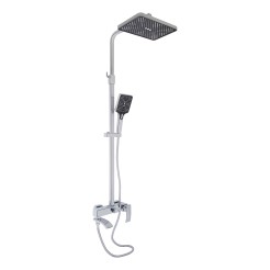 Душова система універсальна Qtap Swan Cascada на три споживачі (з виливом) QTSWA111CRM45566 Chrome Душова система універсальна Qtap Swan Cascada на три споживачі (з виливом) QTSWA111CRM45566 Chrome