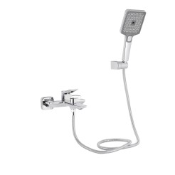 Змішувач для ванни Qtap Presto (з душовим гарнітуром) QTPRE259CRM45574 Chrome Змішувач для ванни Qtap Presto (з душовим гарнітуром) QTPRE259CRM45574 Chrome