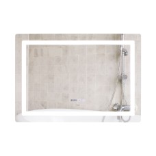 Дзеркало Qtap Mideya 1000х700 з LED-підсвічуванням Touch, з антизапотіванням, димером QT2078NCF10070W