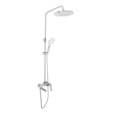 Душова система універсальна Qtap Vlasta New на три споживачі (з виливом) QTVLA111CRM45650 Chrome