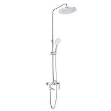 Душова система універсальна Qtap Taurus на три споживачі (з виливом) QTTAU111CRM45665 Chrome