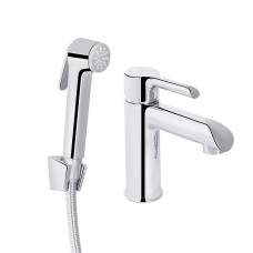 Змішувач для раковини Qtap Grand (з гігієнічним душем) QTGRA272CRM45670 Chrome