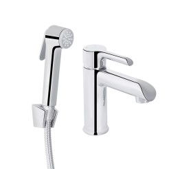 Змішувач для раковини Qtap Grand (з гігієнічним душем) QTGRA272CRM45670 Chrome