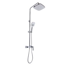 Душова система універсальна Qtap Gemini на три споживачі (з виливом) QTGEM111CRM45685 Chrome