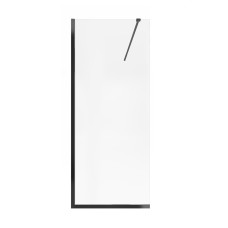 Душова перегородка Qtap Walk-In Standard BLM209.C8 90х200 см, скло Clear 8 мм, покриття CalcLess