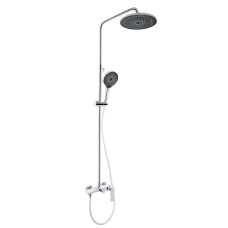 Душова система для душу Qtap Slavonice на два споживачі QTSLA110CRM45912 Chrome