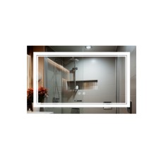 Дзеркало Qtap Cardinal (CA1) 700х500 з LED-підсвічуванням Touch, з антизапотіванням, з димером, рег. темп. кольору (3000-6500K) QT0478C5070