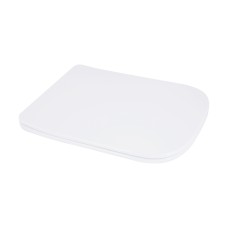 Сидіння для унітаза підлогового (Stenava) 435×345×30 мм, White, з мікроліфтом, Slim Duroplast, Quick Release QT99SC8303W Qtap