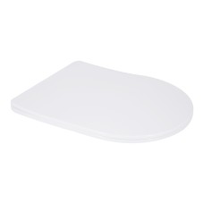 Сидіння для унітаза (Grand) 425х363х30 мм, White, з мікроліфтом Slim Duroplast, Quick Relase Qtap