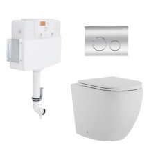 Готове рішення Qtap для ванної кімнати: підлоговий безбачковий унітаз Robin Ultra Quiet 560x360x420 + бачок прихованого монтажу