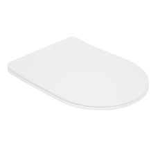 Сидіння для унітаза  (Robin 520,660, Scorpio 520,660) 460x362x50 мм, White, з мікроліфтом, Slim Duroplast, Quick Release QTSC179W47351 Qtap