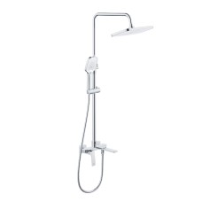 Душова система універсальна Qtap Tern на три споживачі (з виливом) QTTER1112CRM47592 Chrome