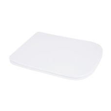 Сидіння для унітаза підлогового (Aries) 445×360×30 мм, White, з мікроліфтом? Slim Duroplast, Quick Release QT03228302W3 Qtap